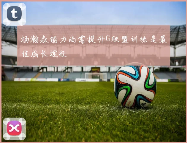 杨瀚森能力尚需提升G联盟训练是最佳成长途径